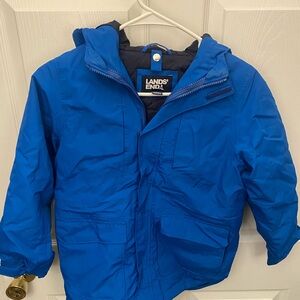 Lands' End Kids Vibrant Blue Puffer Jacket